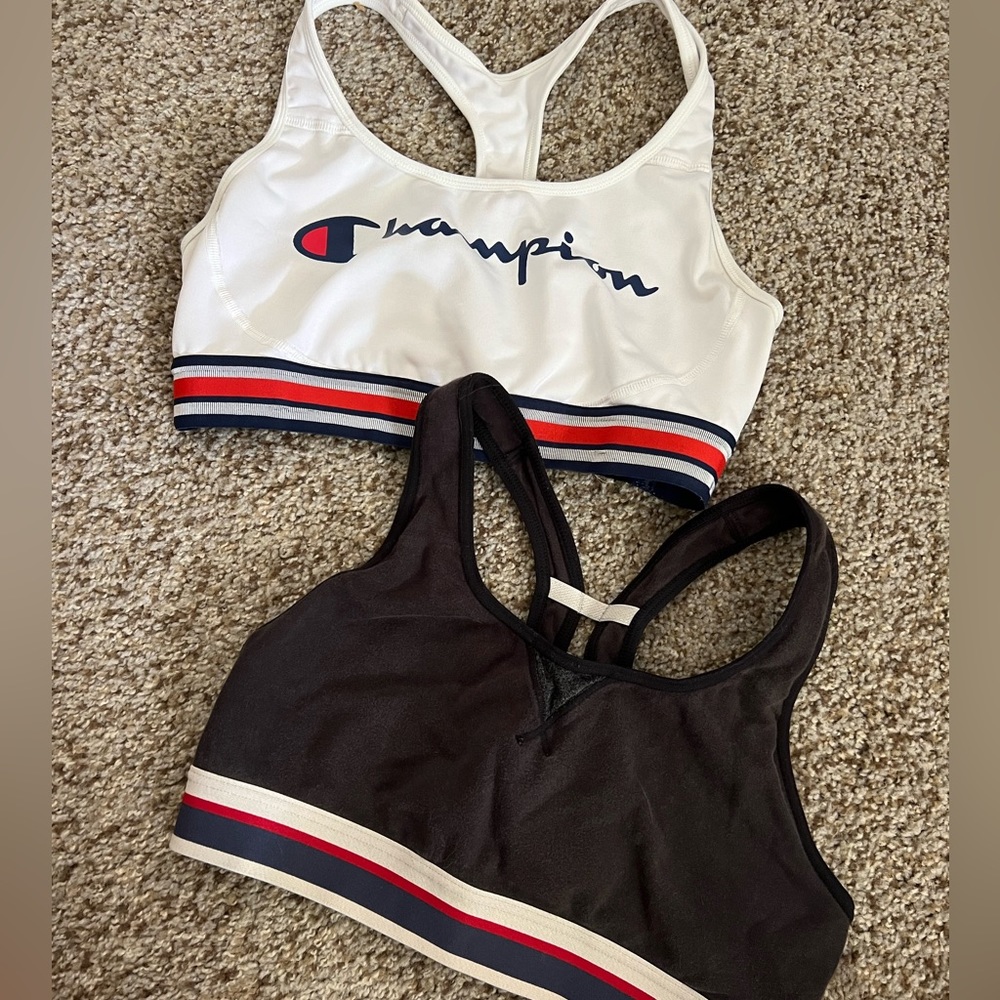 2 Champion sports bras, both size S